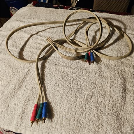 3 CABLE AUDIO/VIDEO SET