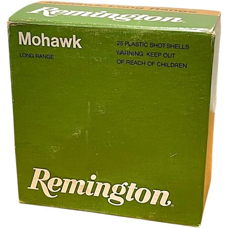 (25) Remington Mohawk 12 Gauge Long Range Plastic Shot Shells