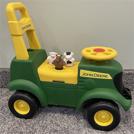 Learning Curve John Deer Sit N Scoot Activity Tractor