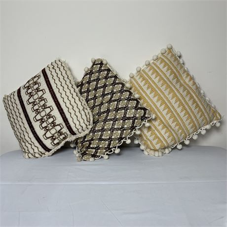 Decorative Mid-Century Accent Pillows