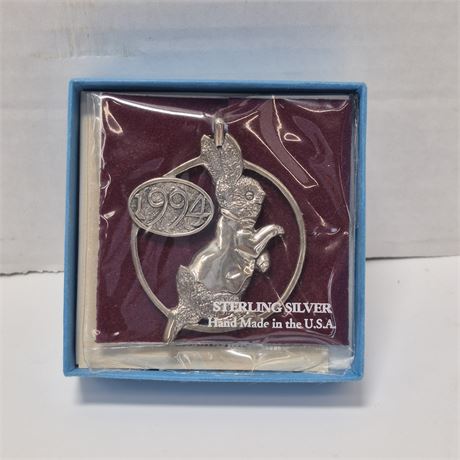 NIB Sterling Beatrix Potter 1994 Ornament