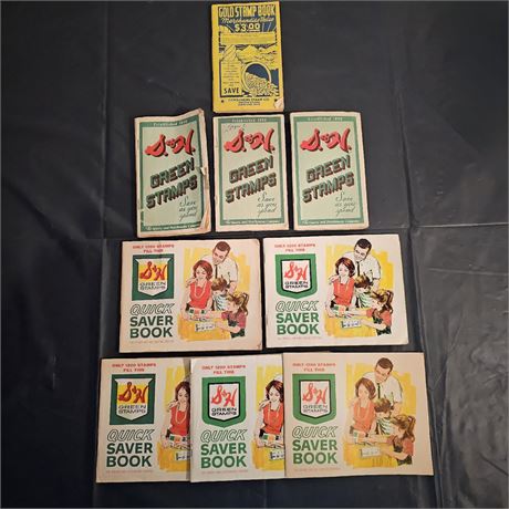 Green Stamp Books from the 50's & 60's