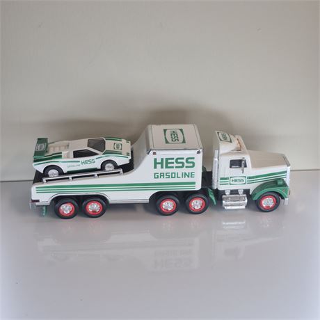 Vtg Hess 1991 Toy Truck w/Racer