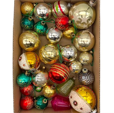 Miscellaneous Vintage Glass Ornaments