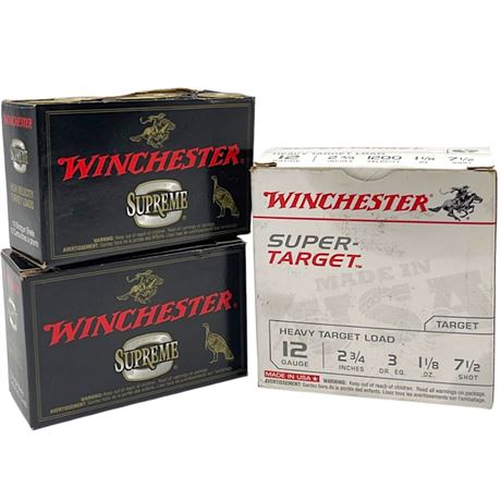 (39 Total) Winchester 12 Gauge Shotgun Shells