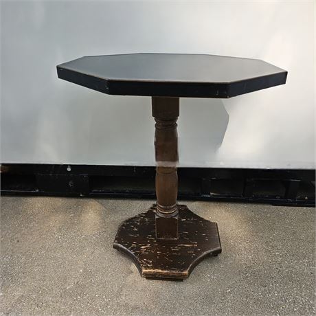Vintage Octagon Accent Table