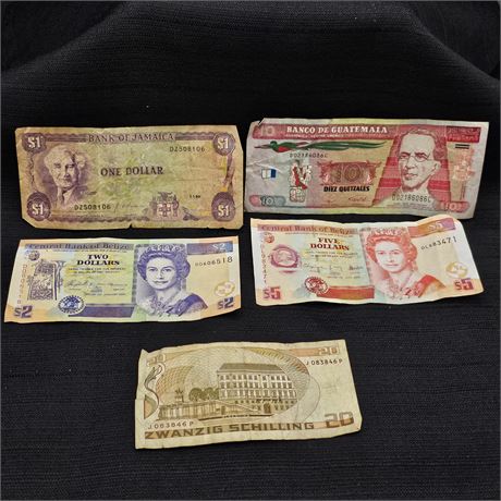 Foreign Paper Money Lot