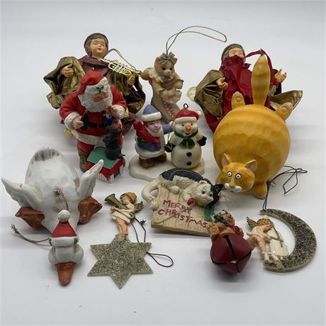 Variety of Christmas Ornaments
