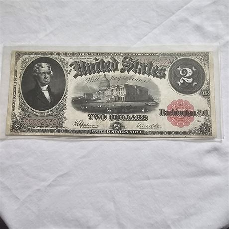 1917 $2 Legal Tender Note