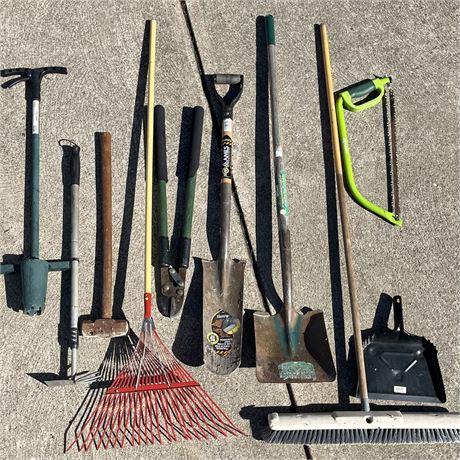Lot of 10 Outdoor Tools