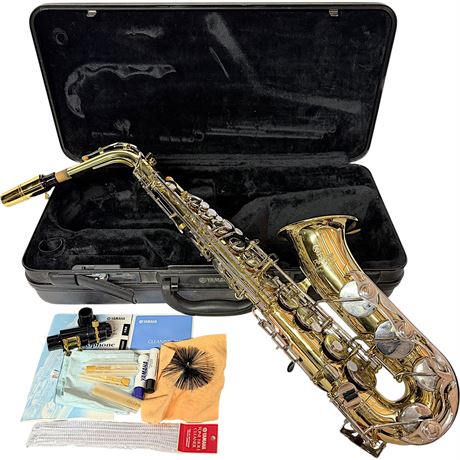Yamaha Advantage YAS-200AD Alto Saxophone w/ Case & Accessories