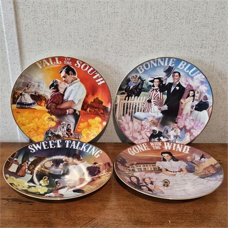 Gone with the Wind Musical Plates by The Bradford Exchange-Set of 4