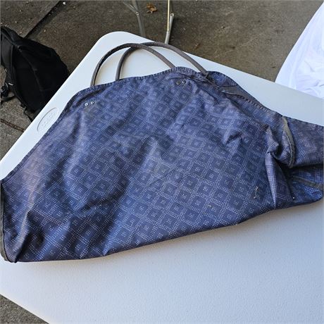 Tote bag in blue nylon.