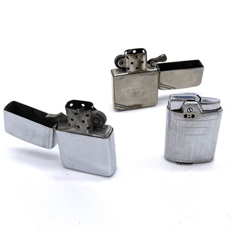 Vintage Zippo and Ronson Lighters