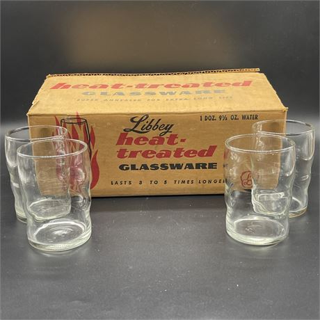 16 Libbey Heat Treated Annealed Glass 9.5 oz Glasses