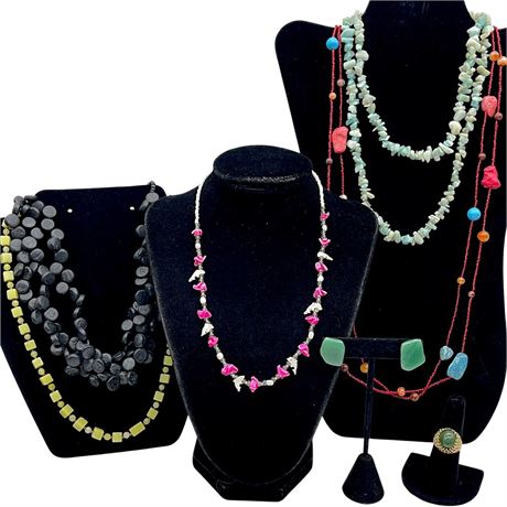 Jewelry with Natural Stone Accents