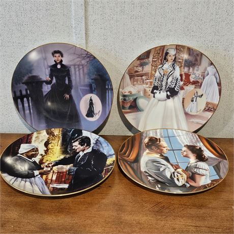 Gone with the Wind Musical Plates by The Bradford Exchange-Set of 4
