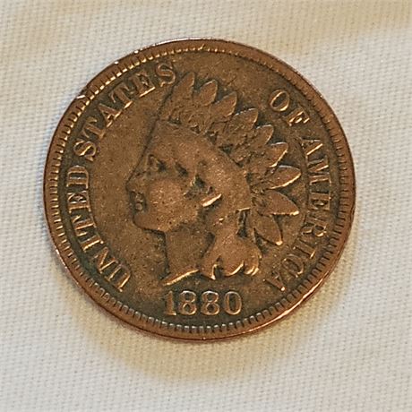1880 Indian Head Cent