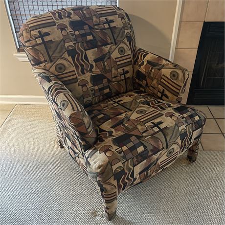 Great Print Upholstered Chair