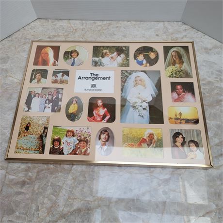 Large Multiple Photo Gold Frame