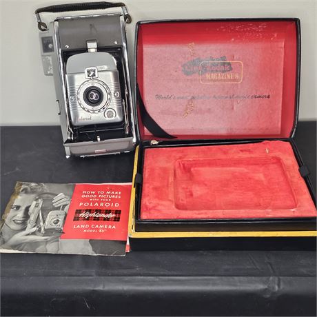 Vintage Polaroid Land Camera-Model 80 w/Original Box