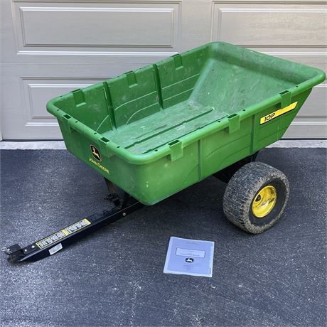 John Deere 10 cu. ft. Poly Utility Cart w/ Manual