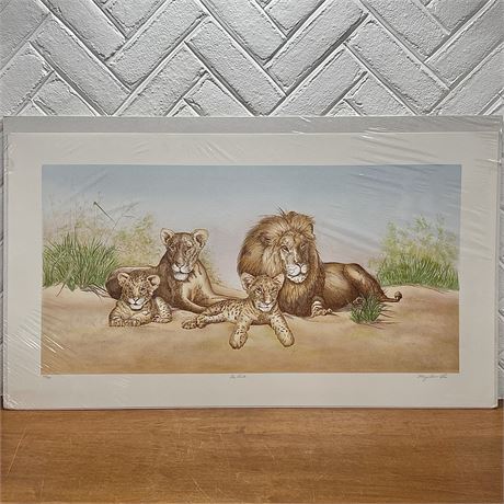 Mary Ann Lis Signed "The Pride" 307/415 Numbered Art Print