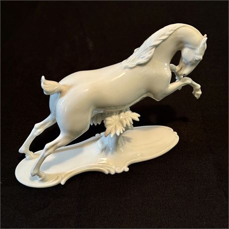 Vtg Rosenthal Porcelain Rearing Horse Figurine
