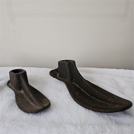 Antique Cobbler Cast Iron Shoe Molds