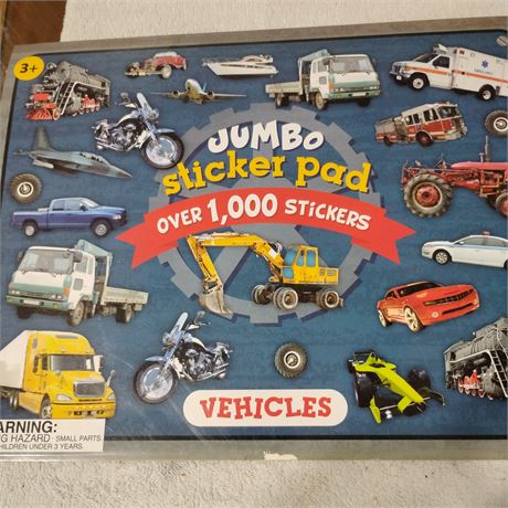 Giant Sticker book (never been used)