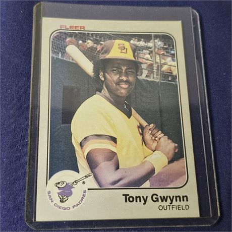 Tony Gwynn 1983 Fleer *Rookie Card* in Protective Sleeve