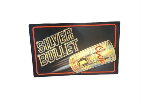 Vintage Coors Light Silver Bullet lighted sign