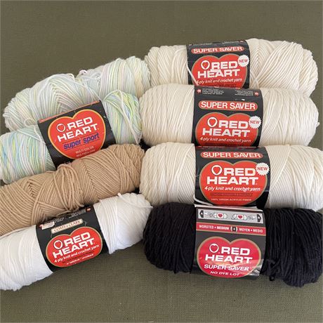 Red Heart Knit / Crocket Yarn