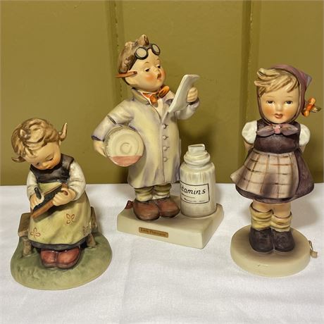 1960s Goebel Hummel Stylized Bee Figurines