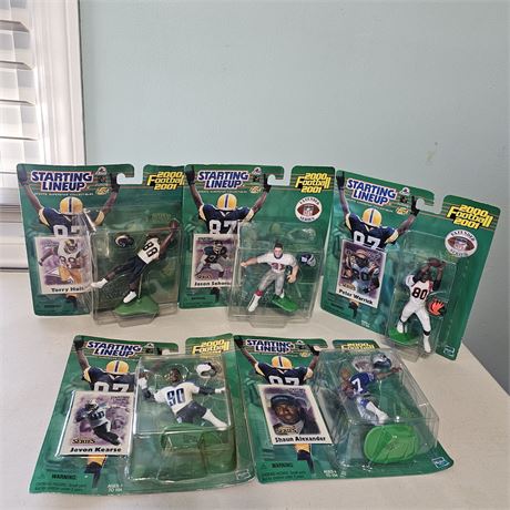 NFL Starting Line Up 2000/2001 Football Figures w/Card