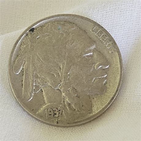1937 Indian Head nickel