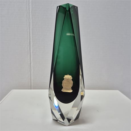 Faceted Genuine Handcut Lead Crystal Vase