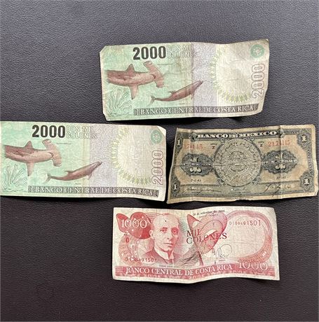 Costa Rica / Mexico Currency