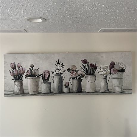Marmont Hill "Fresh Cut Flowers" Wrapped Canvas Art Print