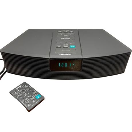Bose Wave AM/FM Clock Radio w/ Remote - Model AWR1-1W