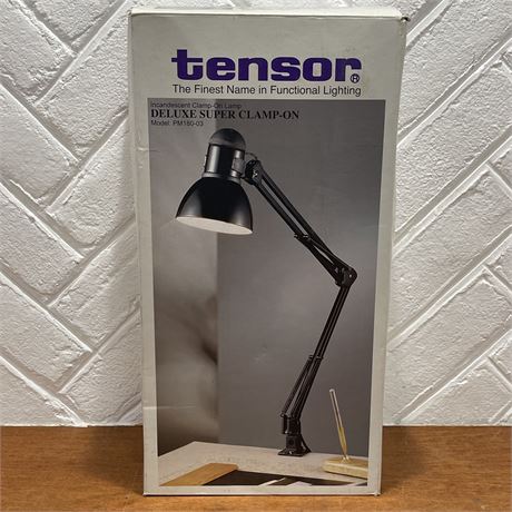 NIB Tensor Deluxe Super Clamp-On Lamp