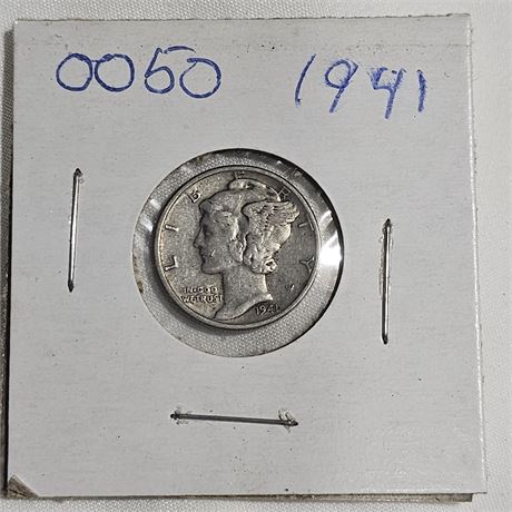 1941 Mercury Dime, Silver