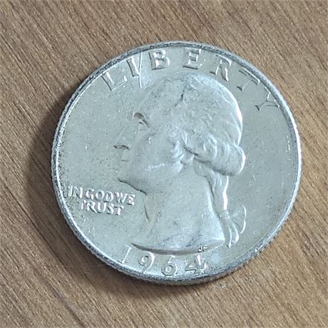 1964 Washington quarter Silver