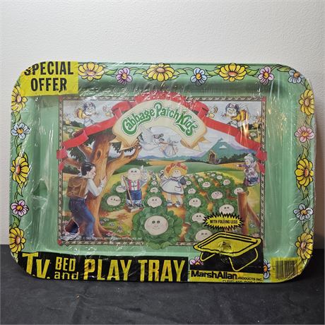 1983 Cabbage Patch Kids Metal TV Tray *NOS*