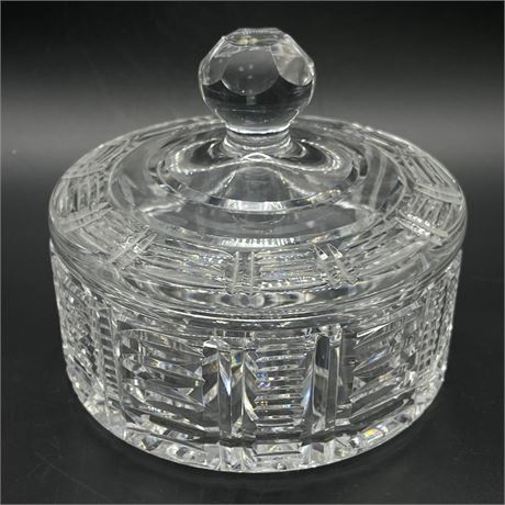 Waterford Cut Crystal Lidded Candy Dish