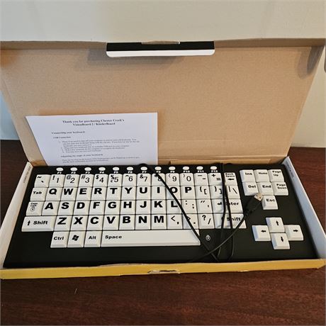 Chester Creek VISION BOARD2-Large Print QWERTY Wired Keyboard