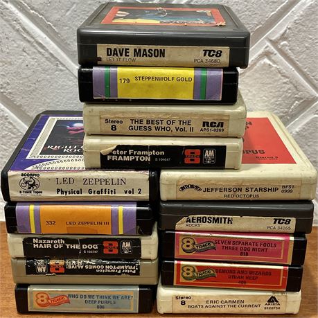 8-Tracks with Led Zeppelin, Aerosmith, Peter Frampton and More