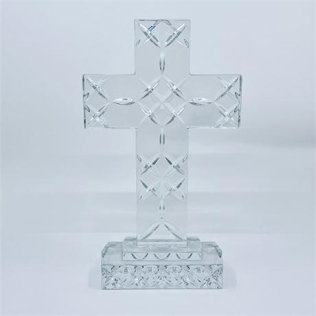 Royal Limited Lead Crystal Standing Cross Figurine