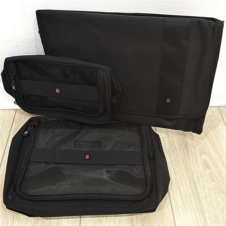 Victorinox Pakmaster and Toiletry Essential Bags
