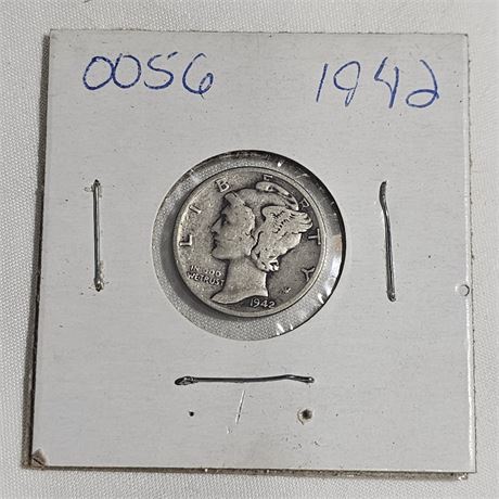 1942 Mercury Dime, Silver